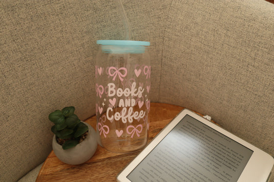 Verre « Books & Coffee »