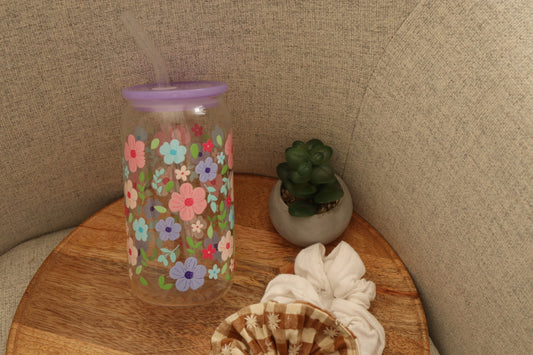 Verre « Fleurs »