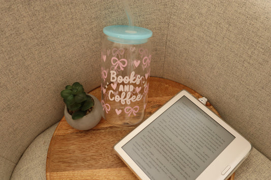 Verre « Books & Coffee »