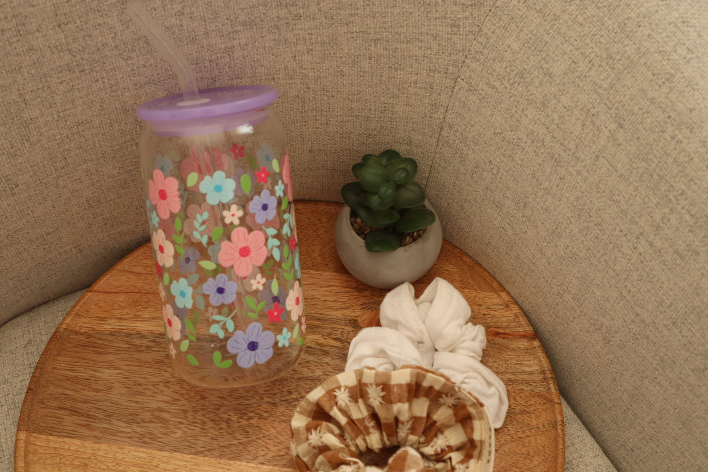 Verre « Fleurs »