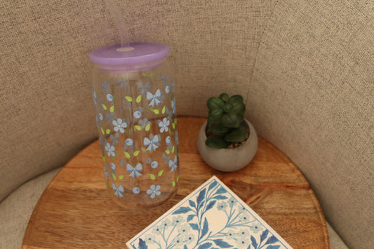 Verre « bleuets »